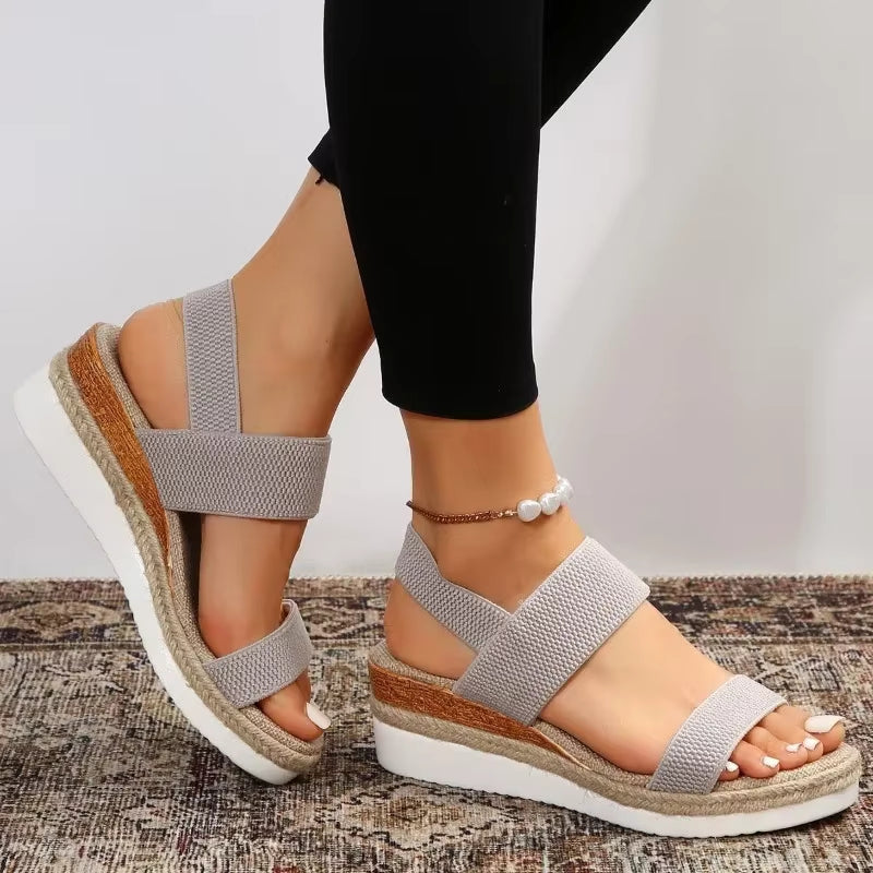 Chunkira sandaler dame – remsandaler med chunky sål og åben tå