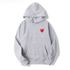 HeartBeat Hoodie – Unisex med hjertedetalje
