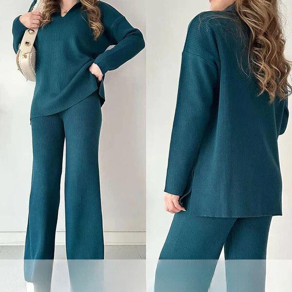 Velvella To-delt Sæt i Blød Bomuld-Modal Blandning