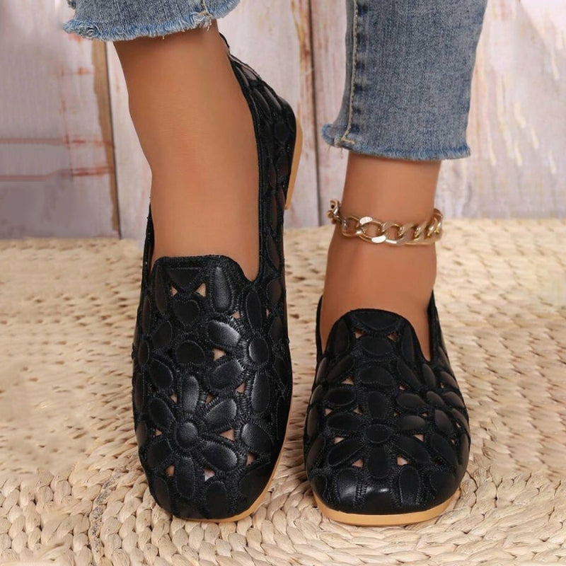 Florayne round toe slip-on loafers