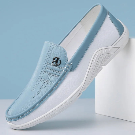 Herremokkasiner med slip-on design og rund tå – Corvian