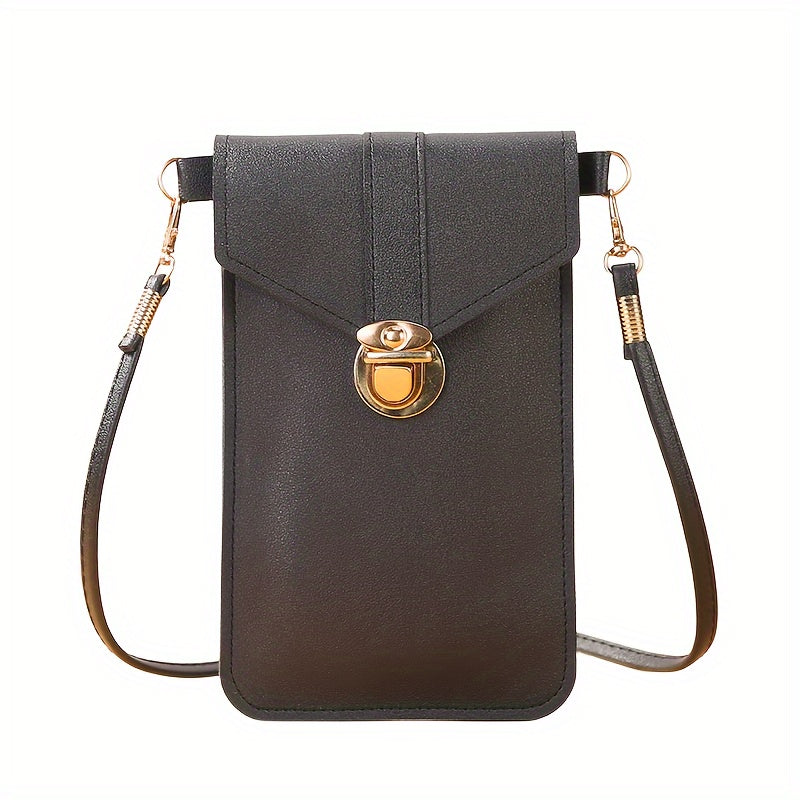 Sorena Touch Bag – crossbody taske med touch-skærmlomme og aftagelig rem