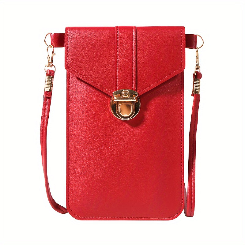 Sorena Touch Bag – crossbody taske med touch-skærmlomme og aftagelig rem