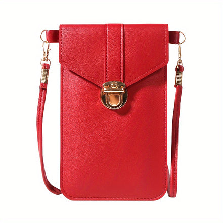Sorena Touch Bag – crossbody taske med touch-skærmlomme og aftagelig rem