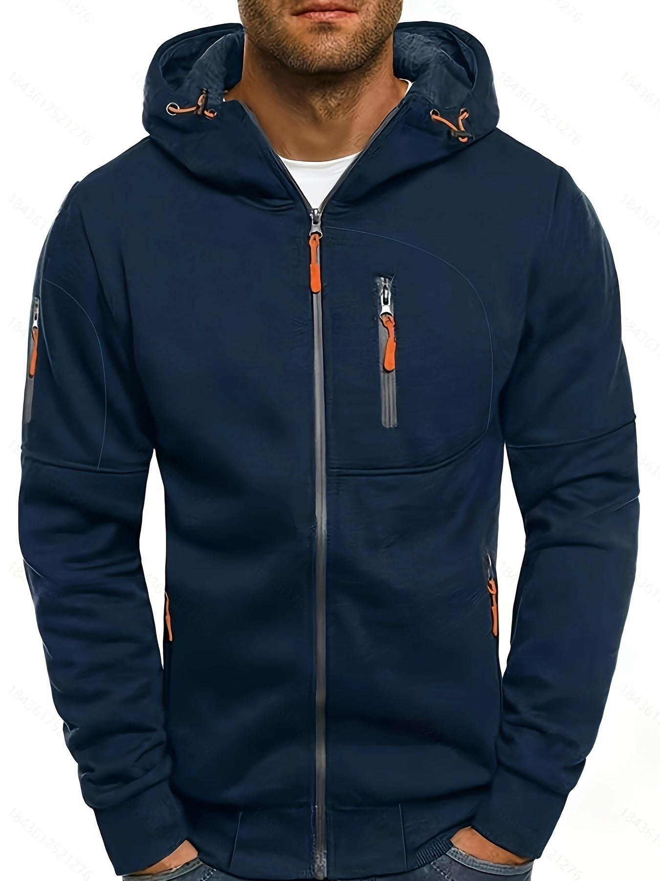 Nordlen Zip Hoodie – Herrejakke med hætte og lynlås