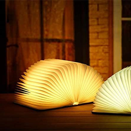 Lumibook LED lampe – foldbar boglampe med genopladeligt batteri