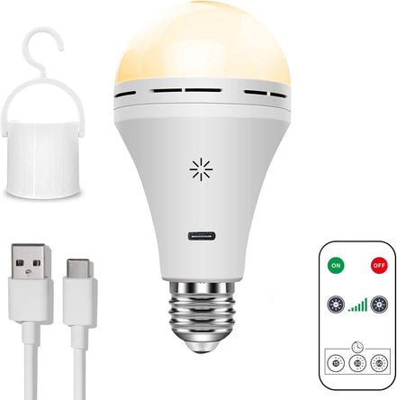 GlowNest LED-lampe – trådløs belysning til inde- og udendørs brug