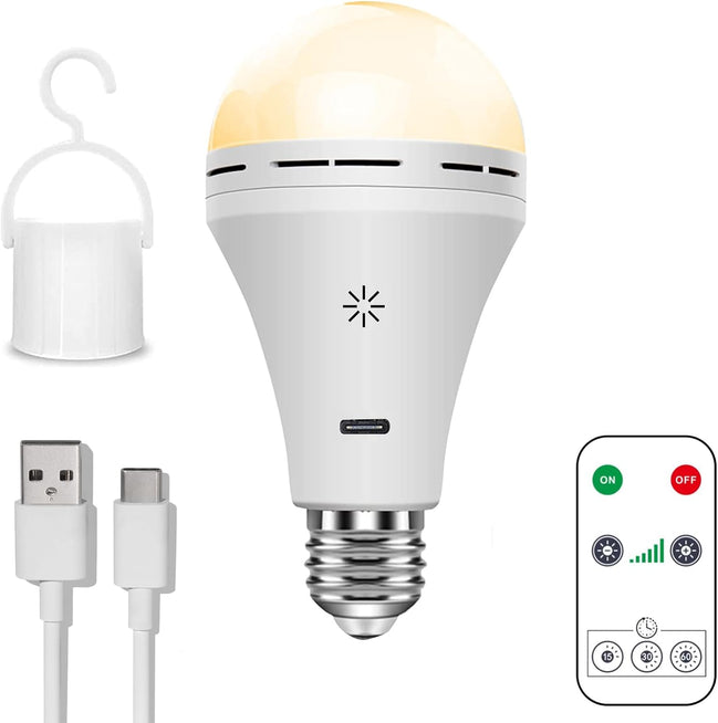 GlowNest LED-lampe – trådløs belysning til inde- og udendørs brug