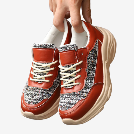 Rivon snøresneaker med skridsikker sål