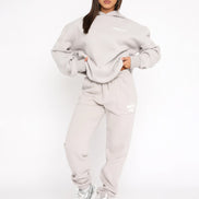 White Fox Luxe Lounge Set – Hoodie & Joggers