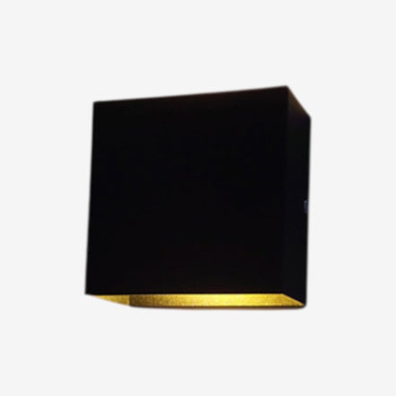 Selvara LED væglampe – lampe i aluminium med rektangulært design til vægmontering