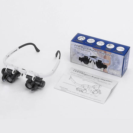 Magnexo Forstørrelsesbrille med LED-lys