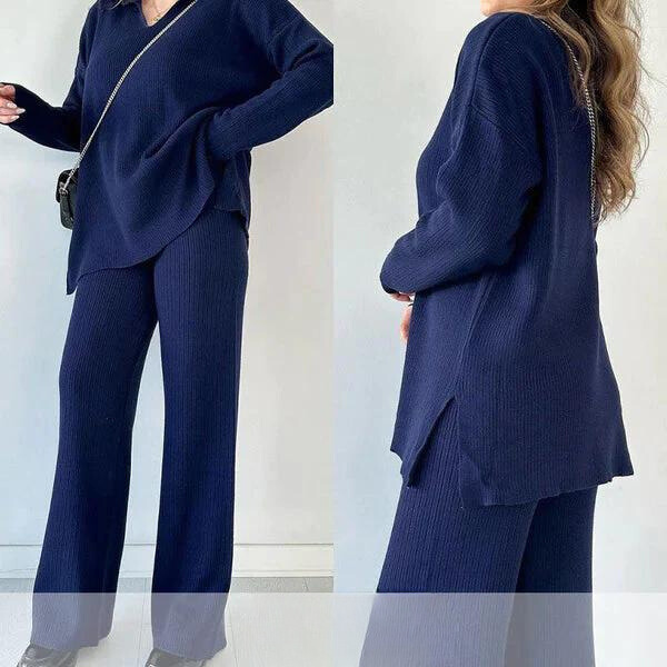 Velvella To-delt Sæt i Blød Bomuld-Modal Blandning