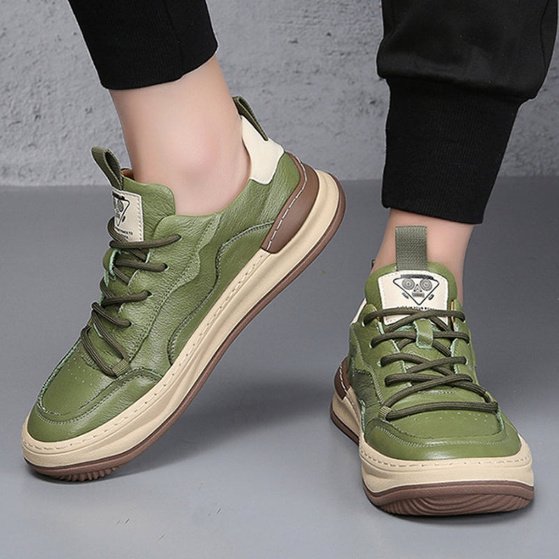 Corvane lace-up sneakers med rund tå
