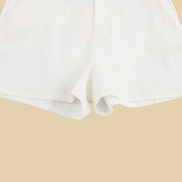 Dames shorts med bælte og læg – Linavera
