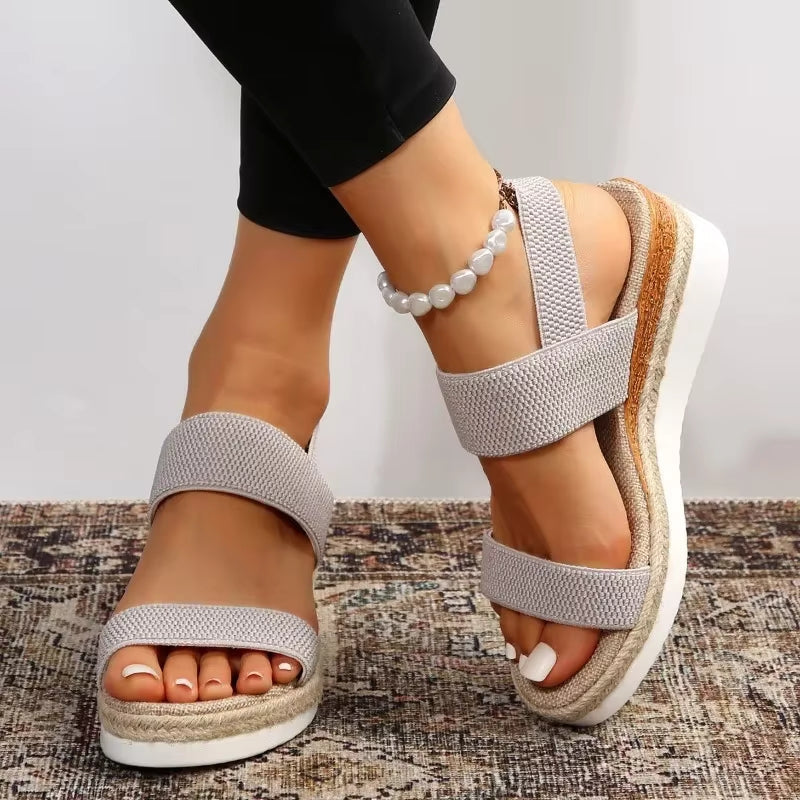 Chunkira sandaler dame – remsandaler med chunky sål og åben tå