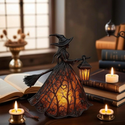 LED tekvicová lampa na Halloween s batériovým osvetlením – Nymora