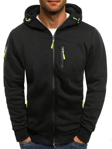 Nordlen Zip Hoodie – Herrejakke med hætte og lynlås