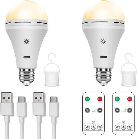 GlowNest LED-lampe – trådløs belysning til inde- og udendørs brug