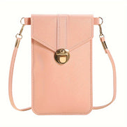 Sorena Touch Bag – crossbody taske med touch-skærmlomme og aftagelig rem