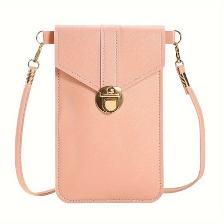 Sorena Touch Bag – crossbody taske med touch-skærmlomme og aftagelig rem
