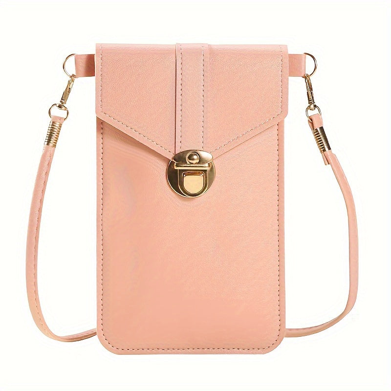 Sorena Touch Bag – crossbody taske med touch-skærmlomme og aftagelig rem