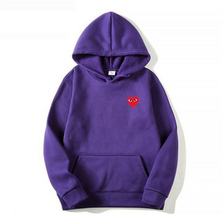 HeartBeat Hoodie – Unisex med hjertedetalje