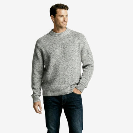 Norvyn slim fit sweater med rund hals