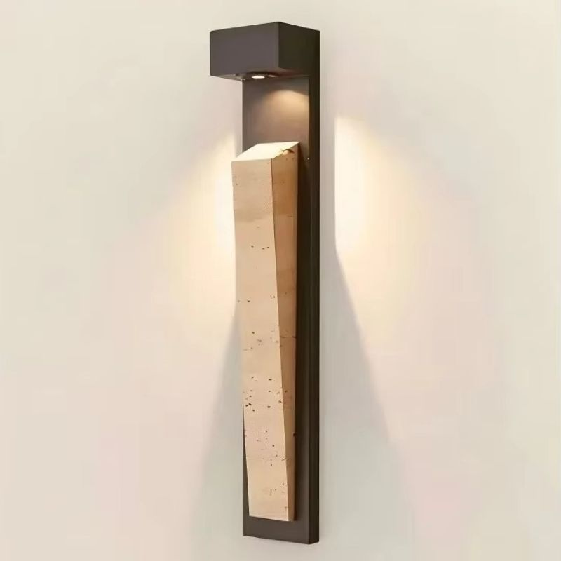 Varento LED væglampe i jern – væglampe med kompakt design til vægmontering