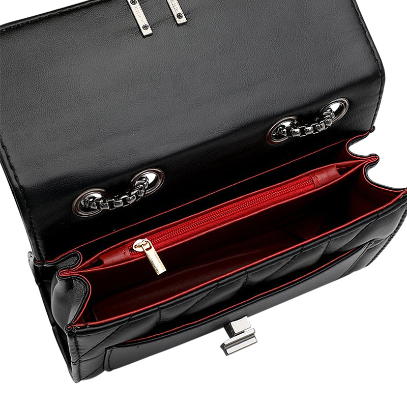 Naira skuldertaske i quiltet design