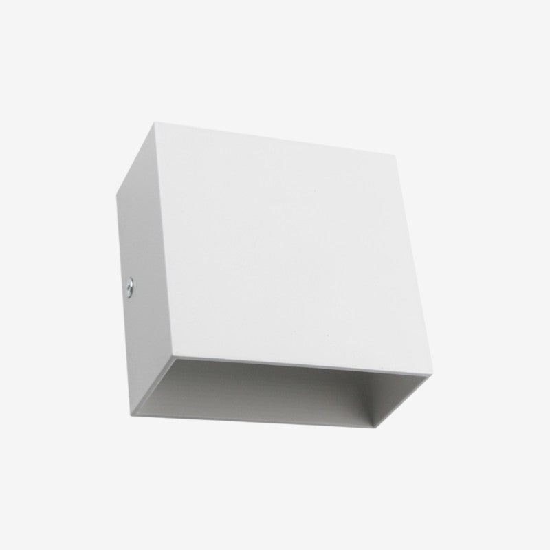 Selvara LED væglampe – lampe i aluminium med rektangulært design til vægmontering