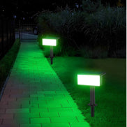 Verluna LED solcellelampe i ABS – lampe med solpanel til placering i jord