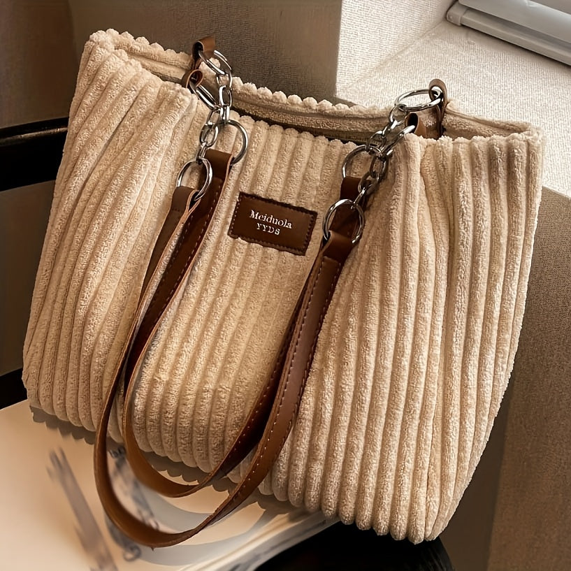 Cordira Corduroy Shoulder Bag