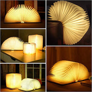 Lumibook LED lampe – foldbar boglampe med genopladeligt batteri