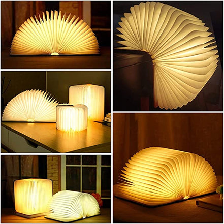 Lumibook LED lampe – foldbar boglampe med genopladeligt batteri