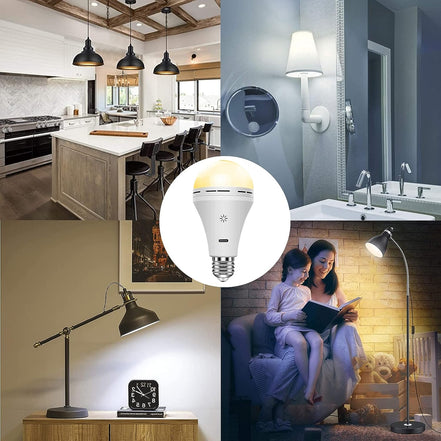 GlowNest LED-lampe – trådløs belysning til inde- og udendørs brug