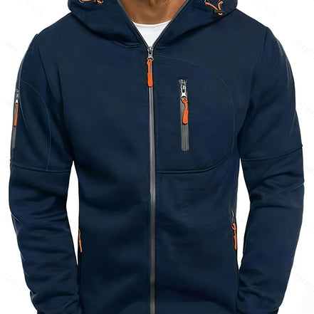 Nordlen Zip Hoodie – Herrejakke med hætte og lynlås