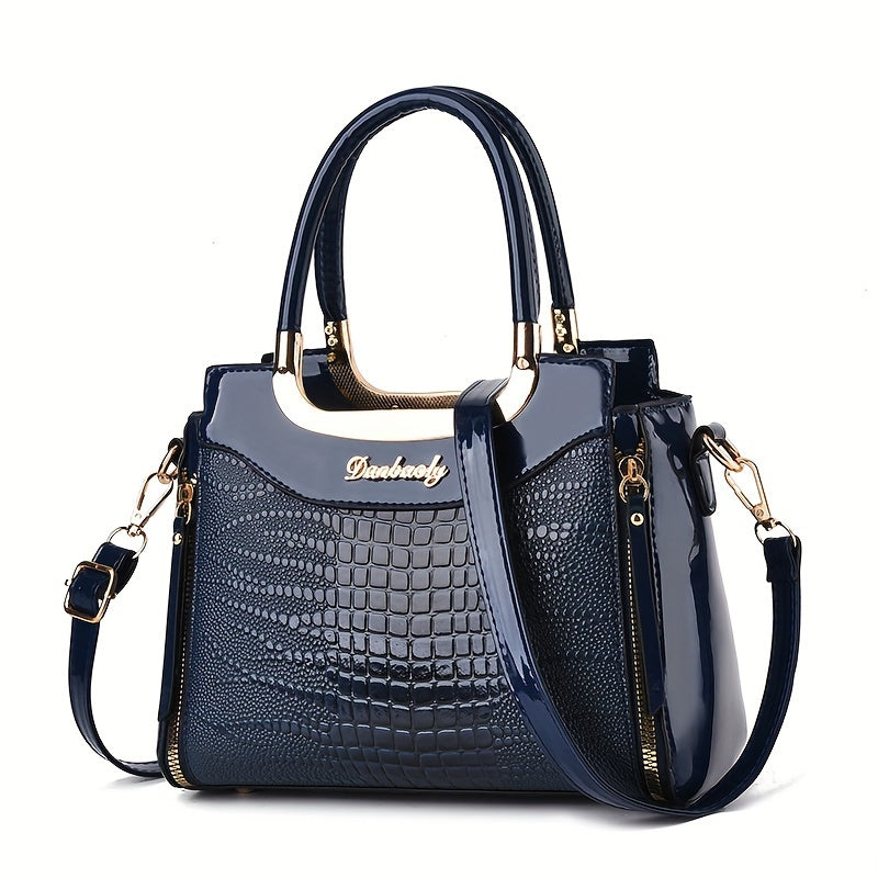 Arvella Croco Crossbody Bag