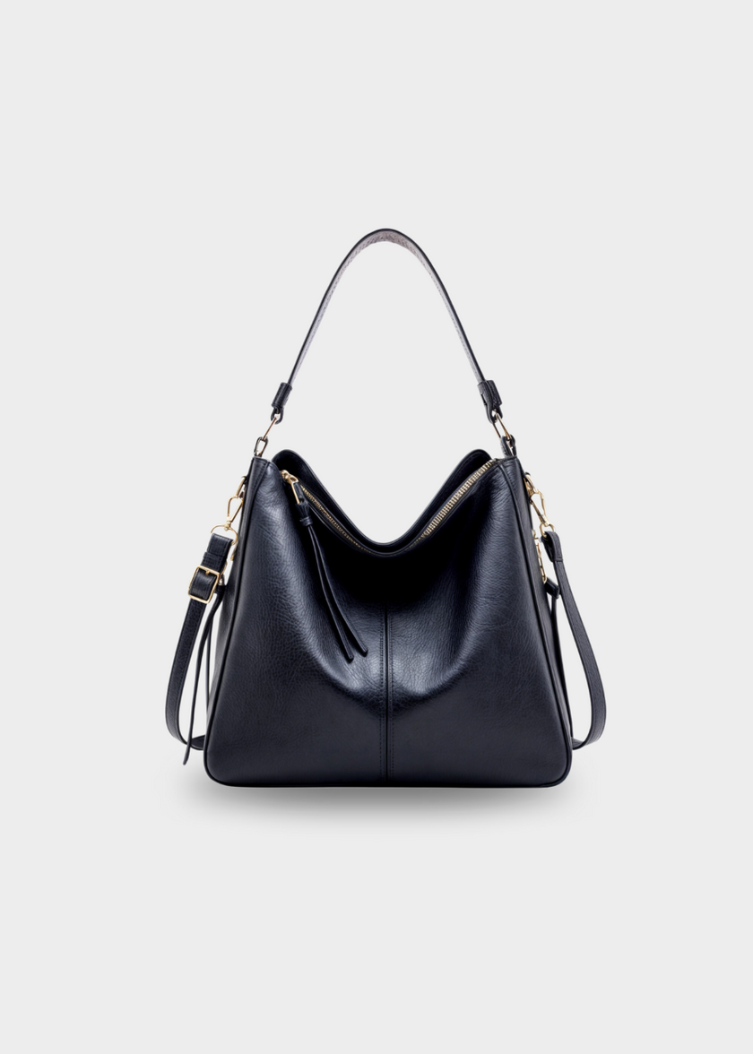 Loraya læder tote taske