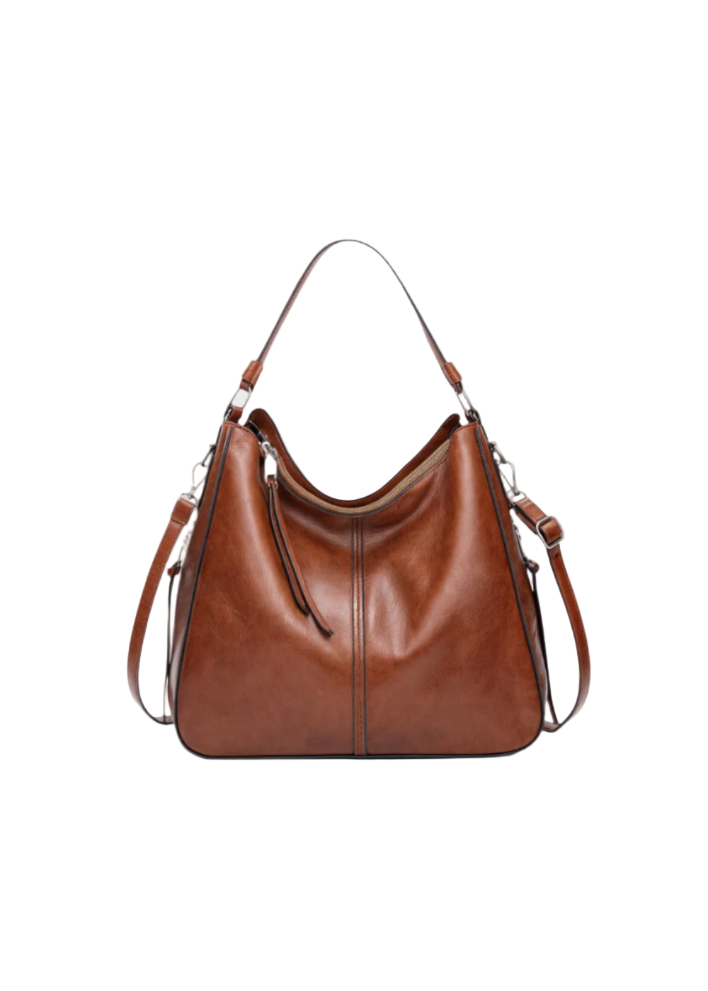 Loraya læder tote taske