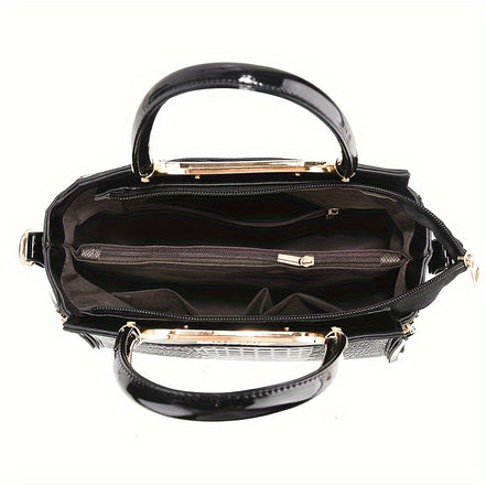 Arvella Croco Crossbody Bag