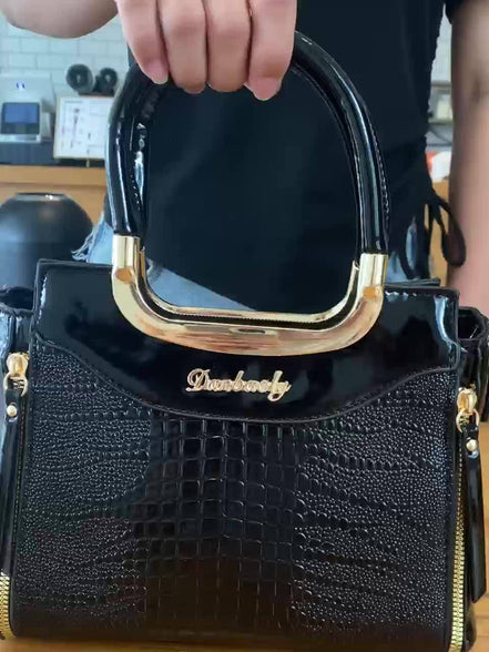 Arvella Croco Crossbody Bag