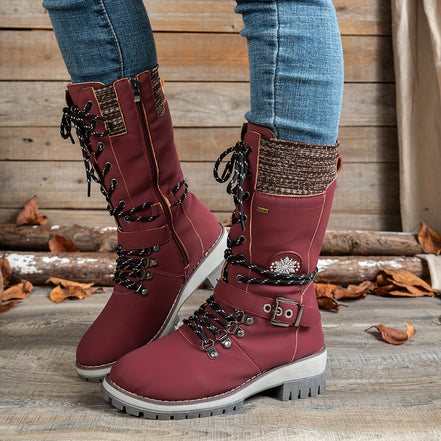 Arvella Knit Mid-Calf Boots
