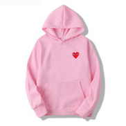 HeartBeat Hoodie – Unisex med hjertedetalje