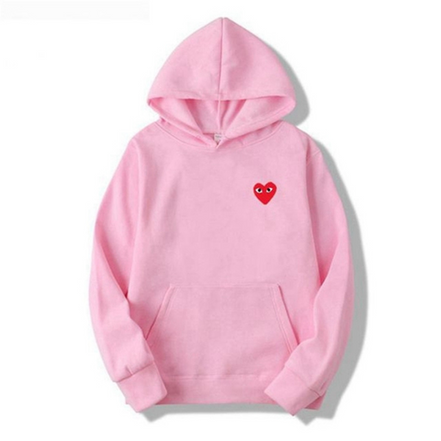 HeartBeat Hoodie – Unisex med hjertedetalje