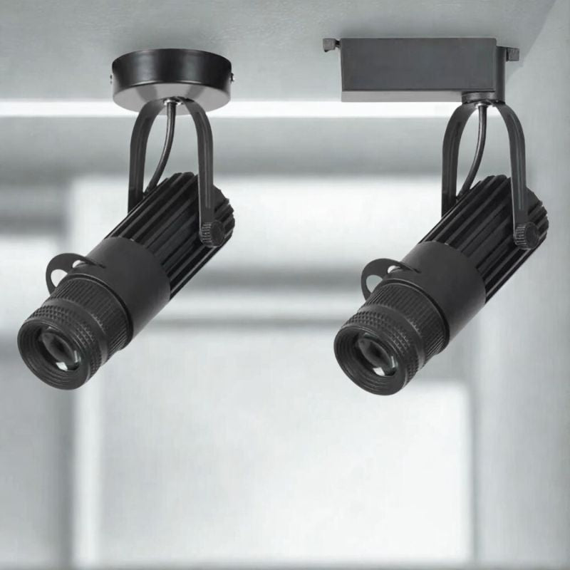 Kelvora LED loftlampe i aluminium – loftlampe med justerbart lampehoved