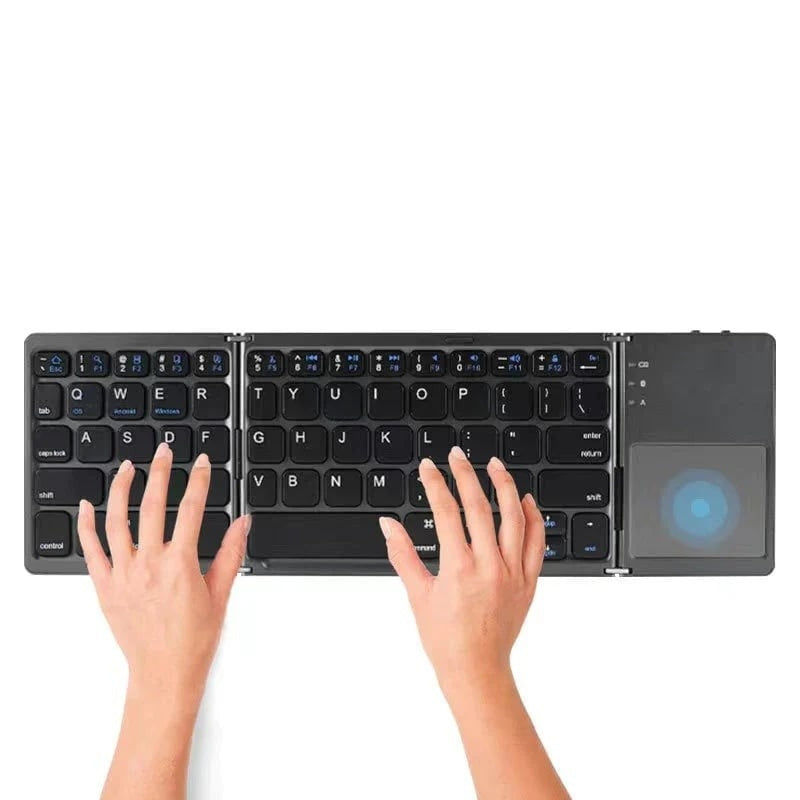 FlexiKey foldbart tastatur – Bluetooth med touchpad