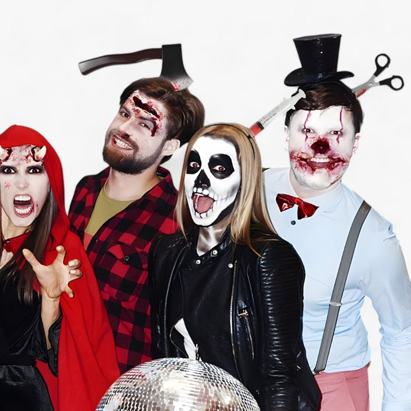 Opaska na włosy na Halloween w gotyckim stylu – Noctevra