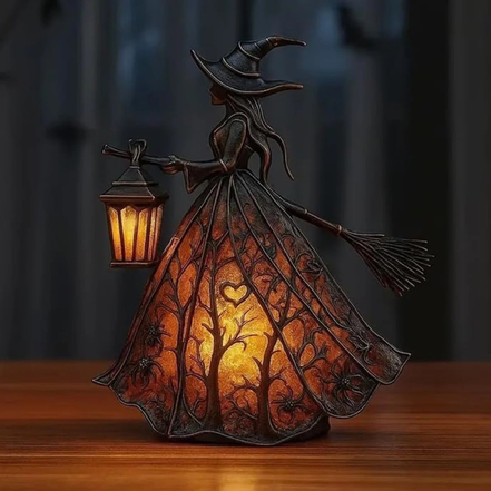 LED tekvicová lampa na Halloween s batériovým osvetlením – Nymora