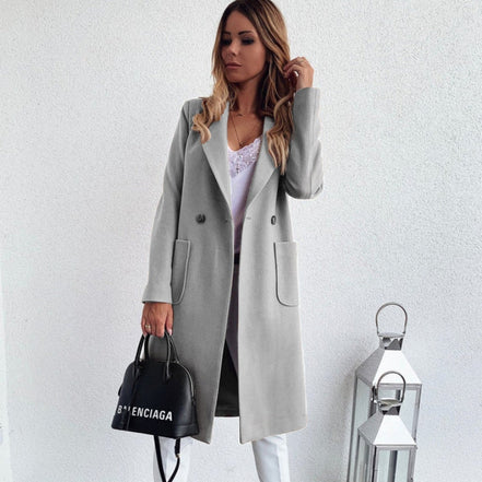 Liorena lapel jacket med knapper og lommer